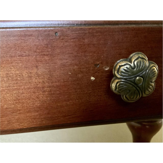 Vintage Rectangular Mahogany Chippendale Style Coffee Table For Sale - Image 13 of 18