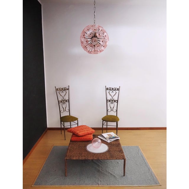 Vintage Italian Sputnik Crystal Chandelier, 1990s For Sale - Image 10 of 12