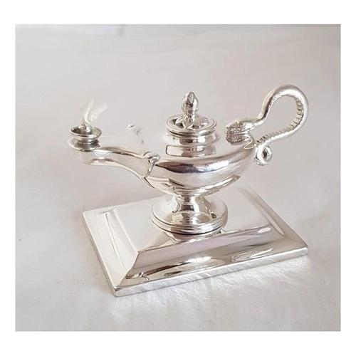 Vintage Sterling Silver Table Cigar Lighter from Barnard & Sons, 1933 For Sale - Image 17 of 18