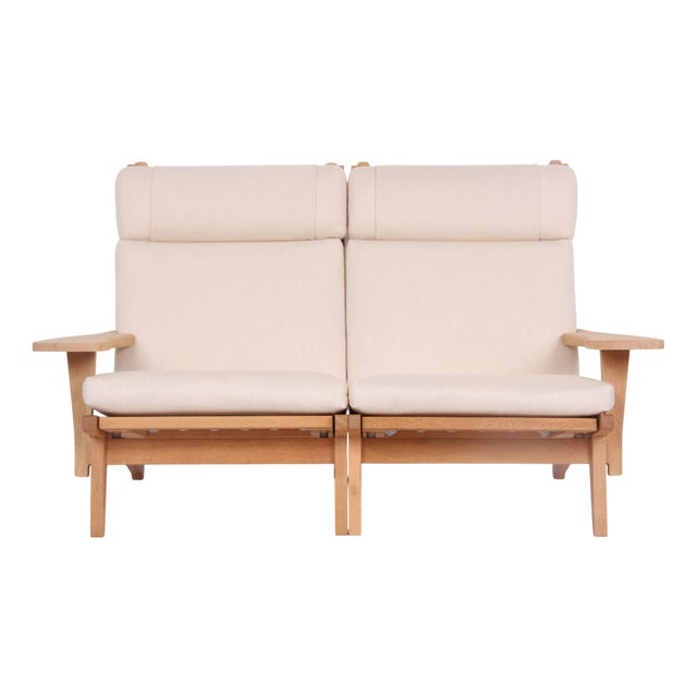 GE375 Sofa in Savak Upholstery from Hans J Wegner​​, 1970s, Set of 2 For Sale