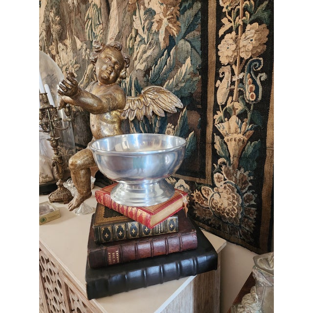 Vintage Nambe Punch Bowl For Sale In San Antonio - Image 6 of 7