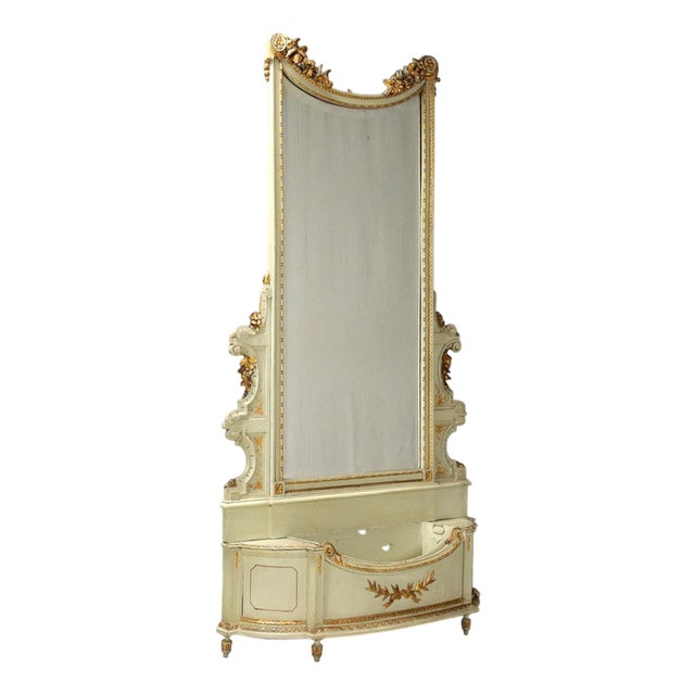 Late 19th Century Neo-Classical Gilded Mirror, Italy For Sale