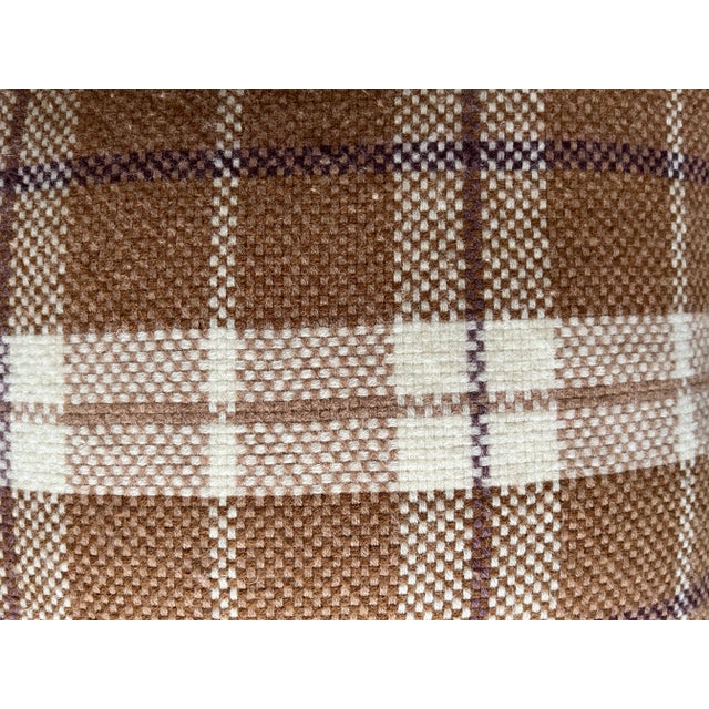 Garnet Hill Wool Plaid 24" Pillow-Feather Insert For Sale In New York - Image 6 of 7