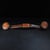Vintage Chinese Huali Rosewood Ruyi Scepter | Burl Wood Inlaid Scholar's Object For Sale - Image 4 of 9