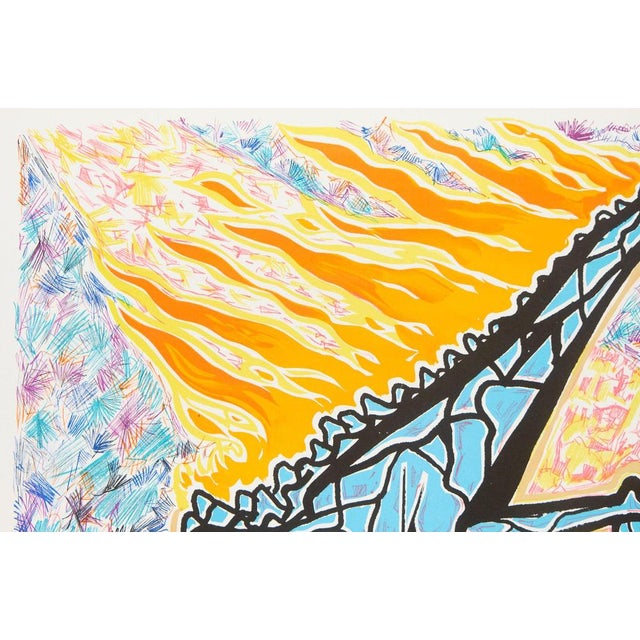 Salvador Dali, La girafe en feu, Lithograph For Sale - Image 6 of 9
