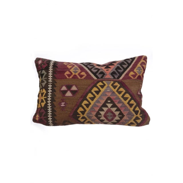 Handmade Kilim Pillow Cover For Sale - Image 4 of 4