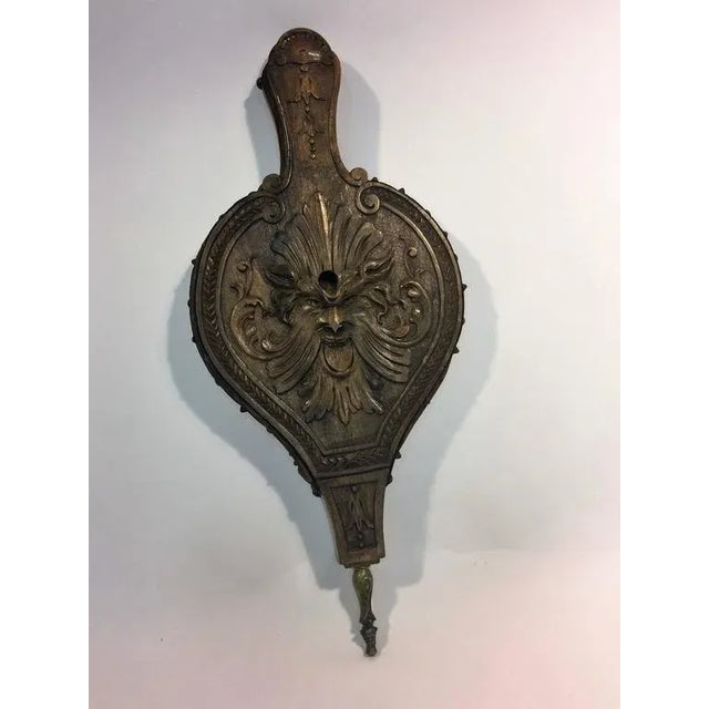 Wood Italian Hand- Carved 19th Century Fire Bellows For Sale - Image 7 of 11