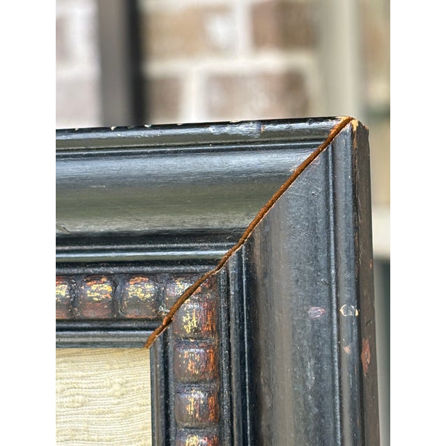 Antique Chinese Silk Embroidery Panel in Vintage Frame / Chinoiserie Style Silk Embroidery Wall Art For Sale - Image 14 of 14