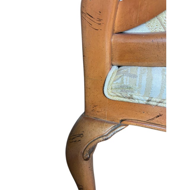 Thomasville Thomasville Furniture Mid 20th Century Indies Style Bergère Armchair For Sale - Image 4 of 12