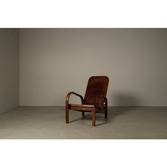 Adjustable Lounge Chair by Walter Gerdau / Móveis Gerdau, Brazil, 1950 For Sale - Image 11 of 16