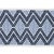 Contemporary SAMPLE - Schumacher X A Rum Fellow Pinula Tape In Tide For Sale - Image 3 of 4