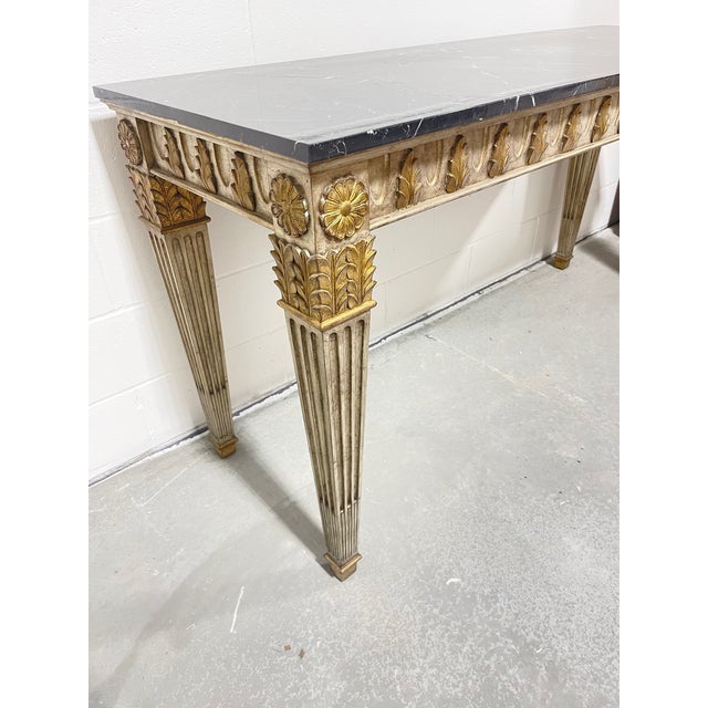 Console Table With Marble Top For Sale In Buffalo - Image 6 of 11