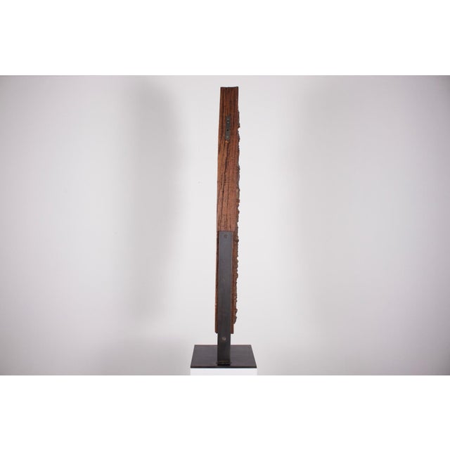 Brown Architectural Consoles with Yalis and Horsemen from Chettinad, 19th Century, Set of 2 For Sale - Image 8 of 9