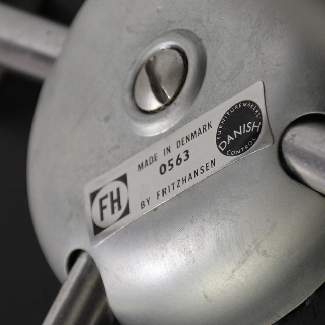 Black Model 3107 Black Chair from Fritz Hansen, 1960s For Sale - Image 8 of 10