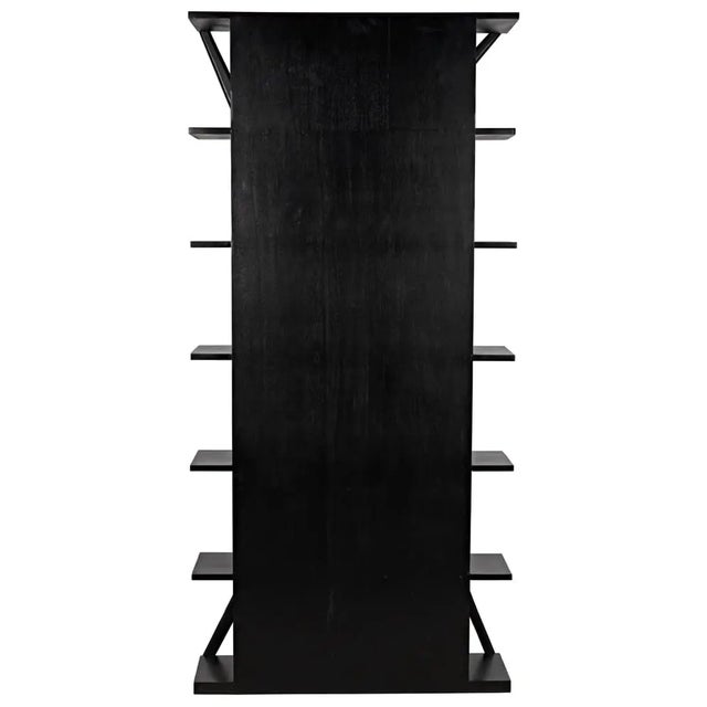 Not Yet Made - Made To Order Vetra Bookcase, Hand Rubbed Black For Sale - Image 5 of 6