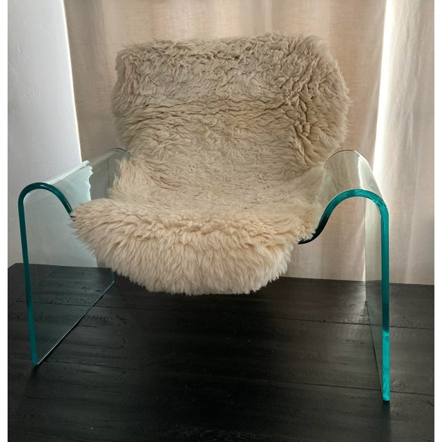 Plastic Modern Lucite Lounge Chairs -Pair For Sale - Image 7 of 13