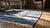 1920s Blue White Stripe Antique Agra Dhurrie Indian Rug 8'6" X 13'2" Flat Weave Cotton Carpet For Sale - Image 9 of 10