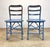A fantastic and rare pair of early (1920’s to 1940’s) steel and oak industrial chairs by Angle Steel Stool Company and...