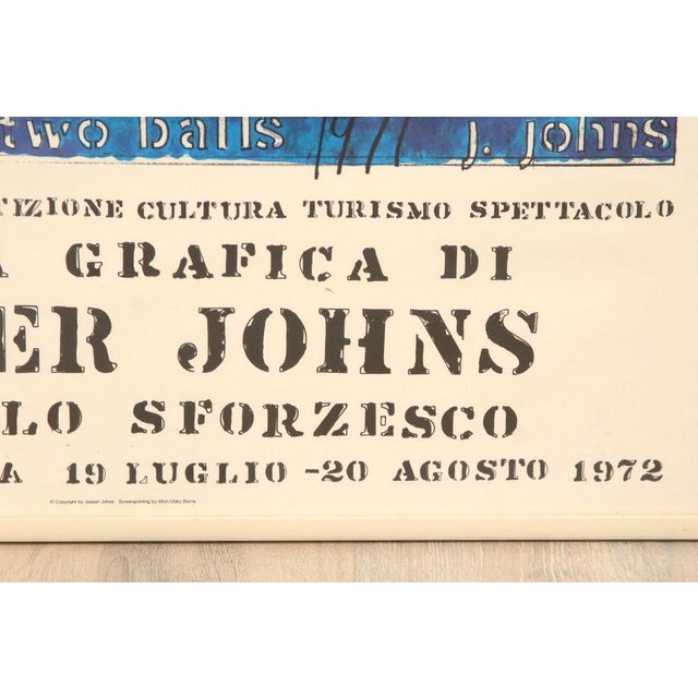 American Vintage Jasper Johns 1972 Framed Poster For Sale - Image 3 of 3