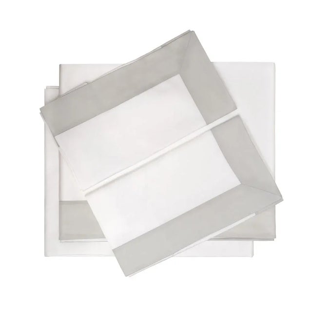 Meetings Grey Bed Set by Chiara Mennini for Midsummer Milan For Sale - Image 4 of 4