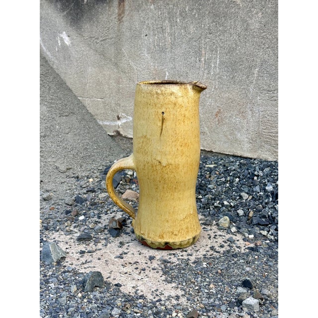 Large Sculptural Studio Ceramic Art Jug Vase by Helma Klett, Germany, 1940s For Sale - Image 9 of 18