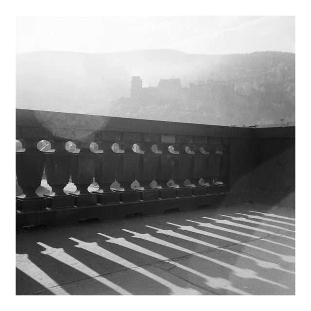 Misty View to Heidelberg Castle, Germany 1936, Printed 2021 For Sale