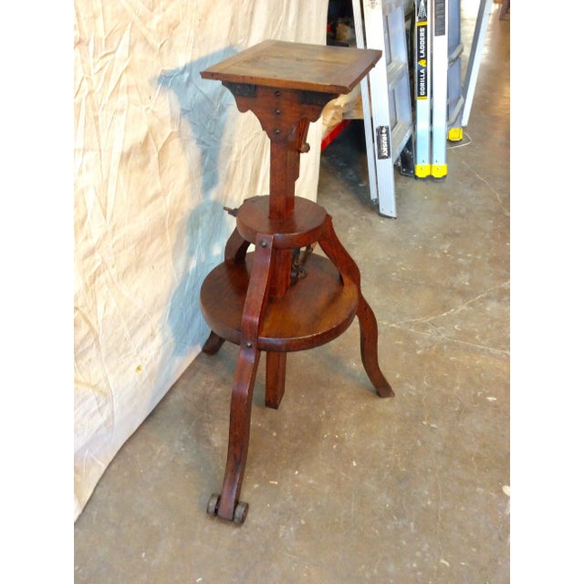 Found in the South of France this Early 1800s French Walnut Camera Stand is in good working condition. The piece features...