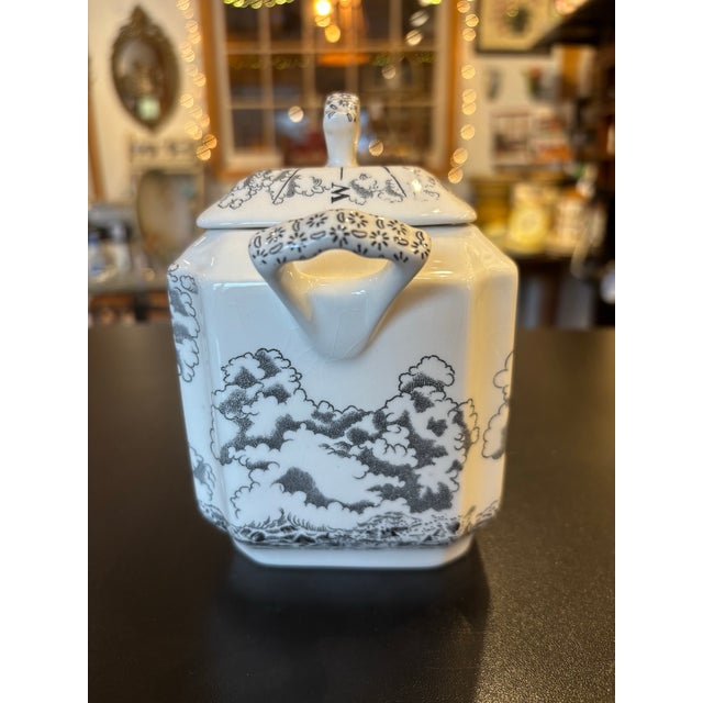 Mason's Ironstone 1930s Mason’s the Cutty Sark Lidded Canister For Sale - Image 4 of 10