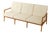 Vintage Teak Three-Seater Sofa, 1960s For Sale