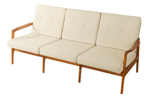 Vintage Teak Three-Seater Sofa, 1960s