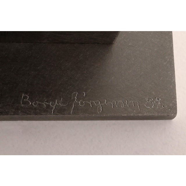 Børge Jørgensen, Sculpture, Made of Polished Steel, 1984, 1/1 For Sale - Image 9 of 13