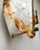 Amber Pair of Sconces Amber Murano Glass by Mazzega, Italy, 1970s For Sale - Image 8 of 12
