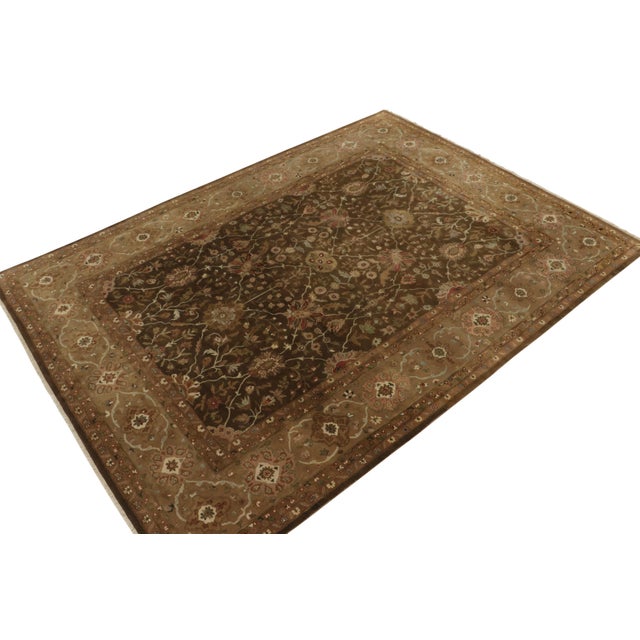 Hand-knotted in wool & silk, this 9x12 contemporary rug from our Modern Classics collection is particularly inspired by...