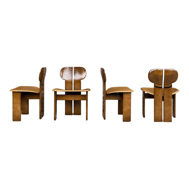 Africa Dining Chairs by Tobia & Afra Scarpa for Maxalto, 1976, Set of 4 For Sale - Image 16 of 16