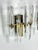 Mid-Century Modern Sciolari Sconces in Glass and Gilded Brass, 1970s, Set of 2 For Sale - Image 3 of 9