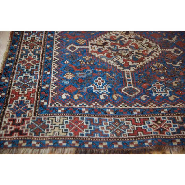 1930s Vintage Kamseh Rug - 3'6" X 4'10" For Sale - Image 5 of 9