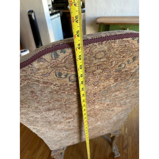 1960s Dennis & Leen Louis XIV Style Fauteuil Arm Chair For Sale - Image 11 of 13