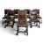 Renaissance Chairs in Solid Walnut, Set of 8 For Sale - Image 15 of 15
