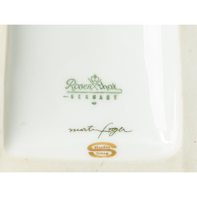 Wave Vase by Martin Freyer for Rosenthal, 1960s For Sale - Image 9 of 10