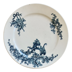 Antique Ironstone Dinner Plate from Boch Frères Keramis, 1890s