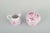 Meissen, “pink indian”. sugar bowl and cream jug, early 20th century. porcelain set comprising a lidded sugar bowl and...