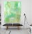 Light Green "Reflections" by Trixie Pitts Large Impressionistic Abstract Oil Painting For Sale - Image 8 of 12