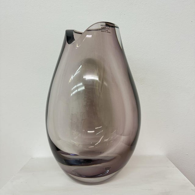 Art Glass Opus Vase by Göran Wärff for Kosta Boda, 2006 For Sale - Image 14 of 18