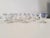 Vintage Crystal Wine Glasses with Rex Pattern from Baccarat, 1920s, Set of 9 For Sale - Image 10 of 10