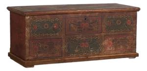 Antique Wedding Chest, 1826