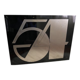 Vintage 1970s Studio 54 Sign For Sale
