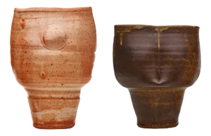 Ceramic Glazed Vases by Warren Mackinzie - Set of 2