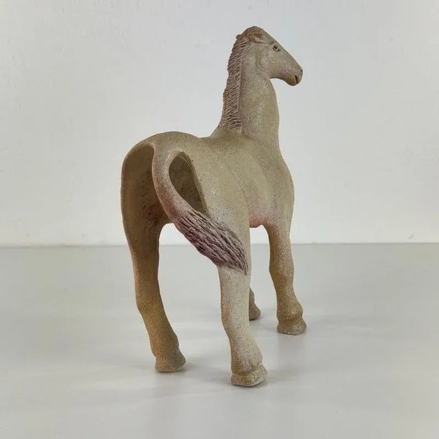 1980s Ceramic Horse Sculpture by Víctor Ceprián Cortés, Spain, 1980s For Sale - Image 5 of 18