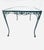 1960s Vintage Chantilly Rose Wrought Iron Patio Table by Russell Woodard, Attributed For Sale - Image 5 of 6