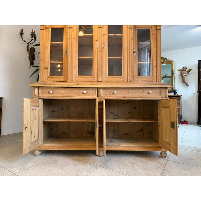 Gründerzeit Wood Display Cabinet For Sale - Image 15 of 18